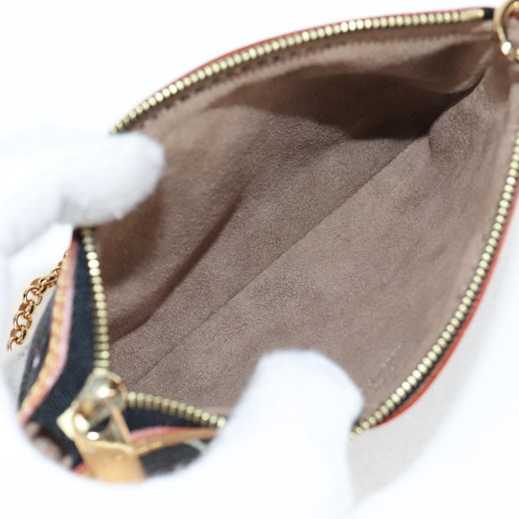 LOUIS VUITTON Multicolor Pochette Mira PM Täschchen Schwarz M60099 LV Auth EC1036SM