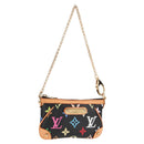LOUIS VUITTON Multicolor Pochette Mira PM Täschchen Schwarz M60099 LV Auth EC1036SM-1