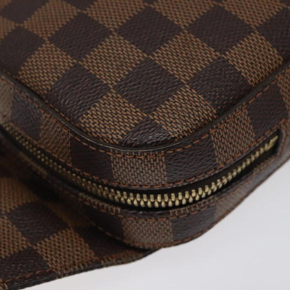 LOUIS VUITTON Damier Ebene Geronimos Shoulder Bag N51994 LV Auth EC1038