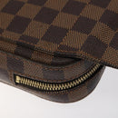 LOUIS VUITTON Damier Ebene Geronimos Shoulder Bag N51994 LV Auth EC1038-16