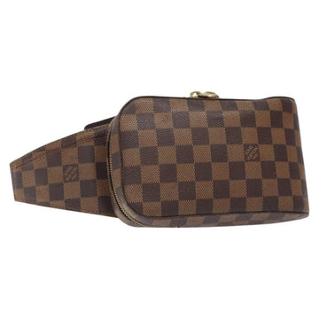 LOUIS VUITTON Damier Ebene Geronimos Shoulder Bag N51994 LV Auth EC1038