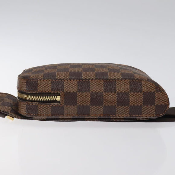 LOUIS VUITTON Damier Ebene Geronimos Shoulder Bag N51994 LV Auth EC1038
