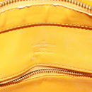 LOUIS VUITTON Monogram Vernis Houston Hand Bag Jaune M91121 LV Auth EC113-10