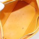 LOUIS VUITTON Monogram Vernis Houston Hand Bag Jaune M91121 LV Auth EC113-11