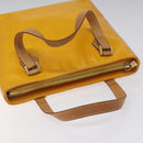 LOUIS VUITTON Monogram Vernis Houston Hand Bag Jaune M91121 LV Auth EC113-6