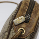 GUCCI GG Supreme Web Sherry Line Shoulder Bag PVC Beige 89 02 066 Auth EC117-15