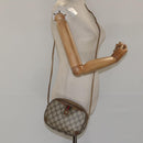 GUCCI GG Supreme Web Sherry Line Shoulder Bag PVC Beige 89 02 066 Auth EC117-22