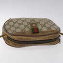 GUCCI GG Supreme Web Sherry Line Shoulder Bag PVC Beige 89 02 066 Auth EC117-6