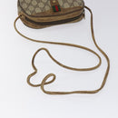 GUCCI GG Supreme Web Sherry Line Shoulder Bag PVC Beige 89 02 066 Auth EC117-7