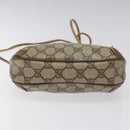 GUCCI GG Supreme Web Sherry Line Shoulder Bag PVC Beige 89 02 066 Auth EC117-9