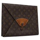 LOUIS VUITTON Monogram Visionaire Briefcase M99045 LV Auth EC124-1