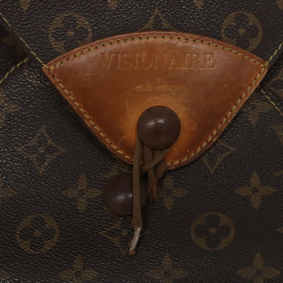 LOUIS VUITTON Monogram Visionaire Briefcase M99045 LV Auth EC124