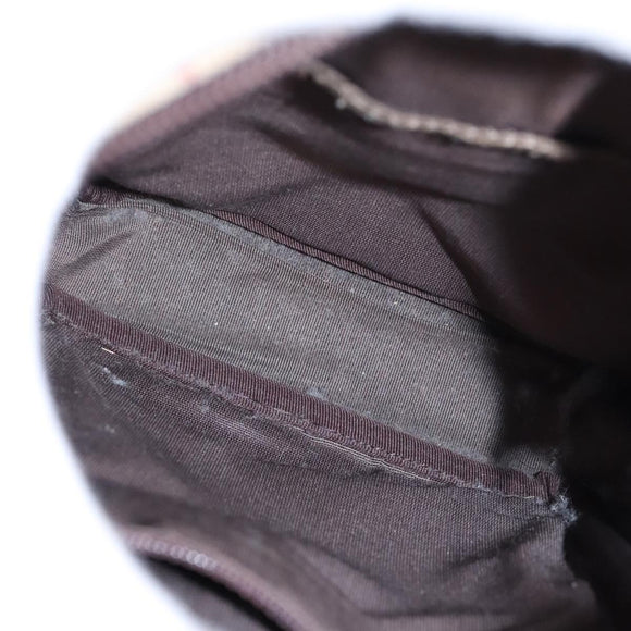 BURBERRY Nova Check Blue Label Shoulder Bag Canvas 3Set Beige Auth EC141