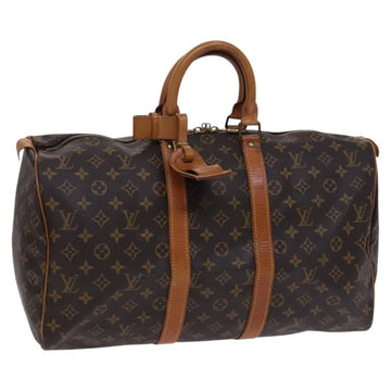 LOUIS VUITTON Monogram Keepall 45 Boston Bag M41428 LV Auth EC144