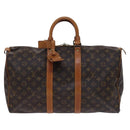 LOUIS VUITTON Monogram Keepall 45 Boston Bag M41428 LV Auth EC144-13