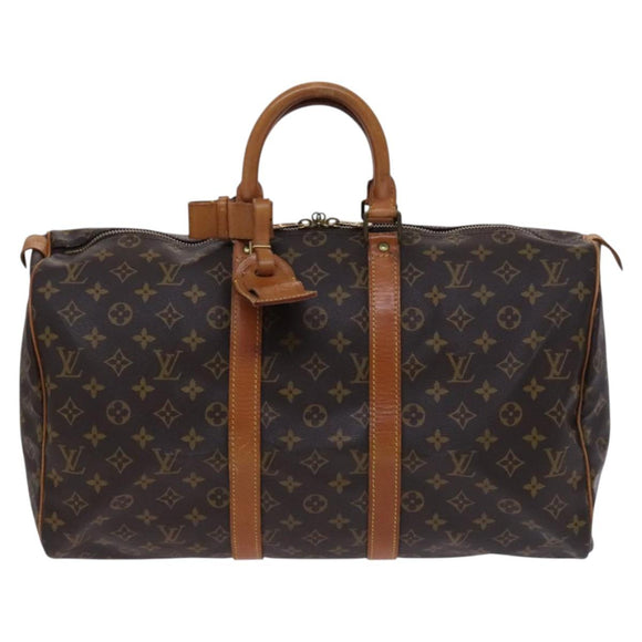 LOUIS VUITTON Monogram Keepall 45 Boston Bag M41428 LV Auth EC144
