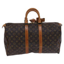 LOUIS VUITTON Monogram Keepall 45 Boston Bag M41428 LV Auth EC144-2