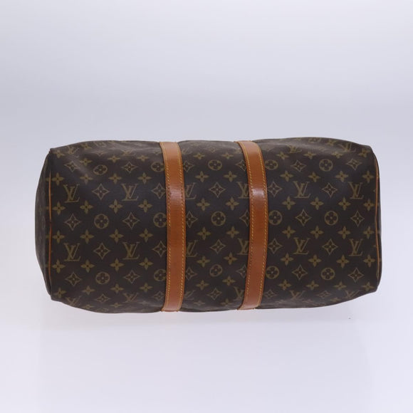 LOUIS VUITTON Monogram Keepall 45 Boston Bag M41428 LV Auth EC144