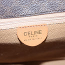 CELINE Macadam Canvas Hand Bag PVC Leather 2way Brown Auth EC148-18
