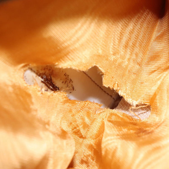 CELINE Macadam Canvas Shoulder Bag PVC Leather Brown Gold Auth EC156