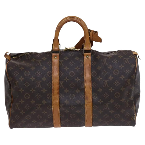 LOUIS VUITTON Monogram Keepall 45 Boston Bag M41428 LV Auth EC160