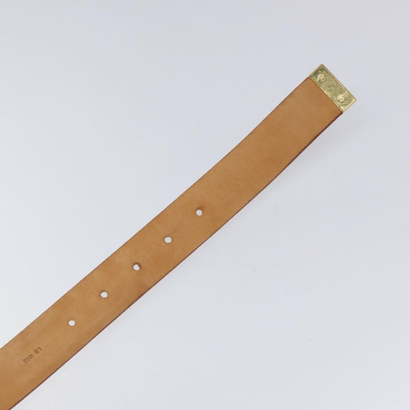 LOUIS VUITTON Monogram Multicolor Ceinture Carre Belt White M9270U Auth EC172V