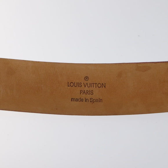 LOUIS VUITTON Monogram Multicolor Ceinture Carre Belt White M9270U Auth EC172V