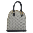 LOUIS VUITTON Monogram Mini Alma Haut Hand Bag Blue M92202 LV Auth EC183-1