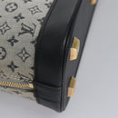 LOUIS VUITTON Monogram Mini Alma Haut Hand Bag Blue M92202 LV Auth EC183-14