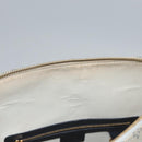 LOUIS VUITTON Monogram Mini Alma Haut Hand Bag Blue M92202 LV Auth EC183-20