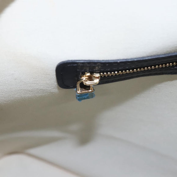 LOUIS VUITTON Monogram Mini Alma Haut Hand Bag Blue M92202 LV Auth EC183