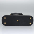 LOUIS VUITTON Monogram Mini Alma Haut Hand Bag Blue M92202 LV Auth EC183-5