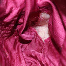 PRADA Shoulder Bag Nylon Pink Gold Auth EC191-11