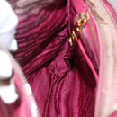 PRADA Shoulder Bag Nylon Pink Gold Auth EC191-20