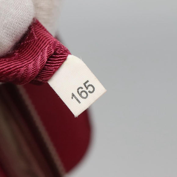 PRADA Shoulder Bag Nylon Pink Gold Auth EC191