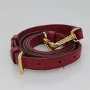 PRADA Shoulder Bag Nylon Pink Gold Auth EC191-24