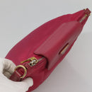 PRADA Shoulder Bag Nylon Pink Gold Auth EC191-5