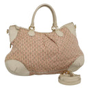 LOUIS VUITTON Mini Lin Marina GM Hand Bag Croisette 2way Pink M95493 Auth EC192-1