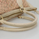 LOUIS VUITTON Mini Lin Marina GM Hand Bag Croisette 2way Pink M95493 Auth EC192-7