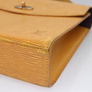 LOUIS VUITTON Epi Malesherbes Hand Bag Tassili Yellow Jonne M52379 LV Auth EC198-14