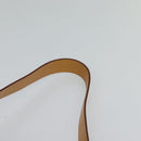 CELINE C Macadam Canvas Shoulder Bag Suede Black Auth EC226-8