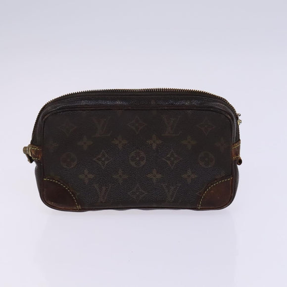 LOUIS VUITTON Monogram Clutch Bag 2Set LV Auth EC228