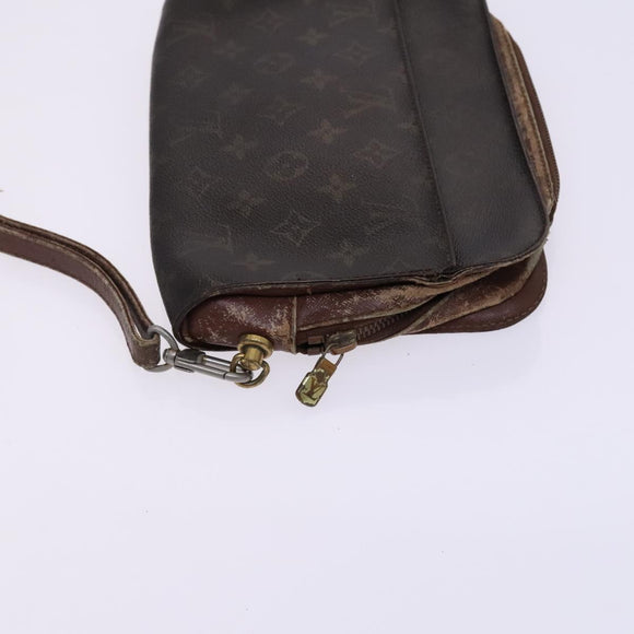 LOUIS VUITTON Monogram Clutch Bag 2Set LV Auth EC228