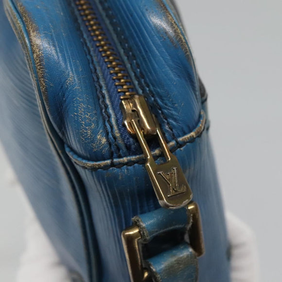 LOUIS VUITTON Epi Trocadero 23 Shoulder Bag Blue M52305 LV Auth EC236
