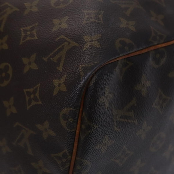 LOUIS VUITTON Monogram Keepall 55 Boston Bag M41424 LV Auth EC242