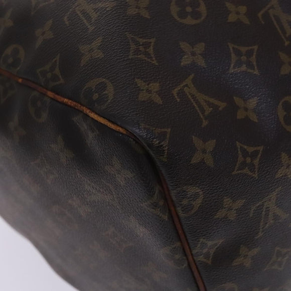 LOUIS VUITTON Monogram Keepall 55 Boston Bag M41424 LV Auth EC242
