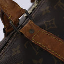 LOUIS VUITTON Monogram Keepall 55 Boston Bag M41424 LV Auth EC242-17
