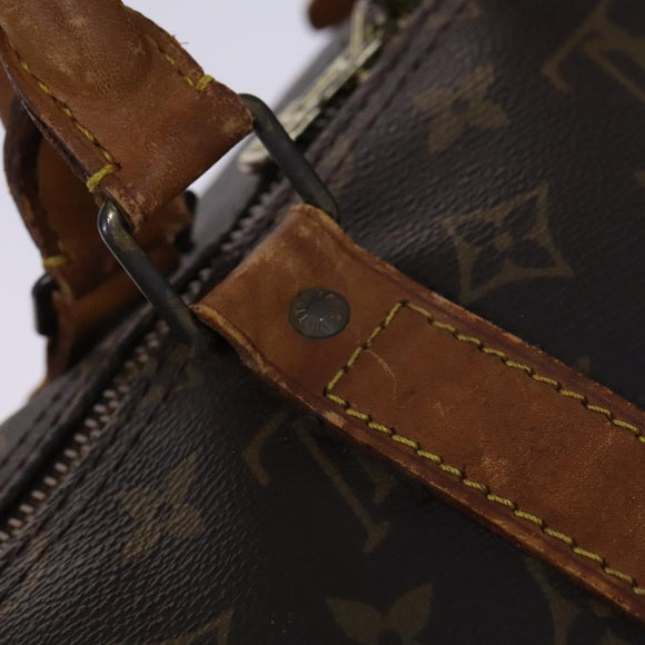 LOUIS VUITTON Monogram Keepall 55 Boston Bag M41424 LV Auth EC242