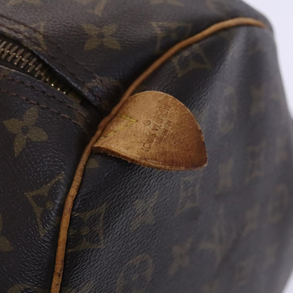 LOUIS VUITTON Monogram Keepall 55 Boston Bag M41424 LV Auth EC242