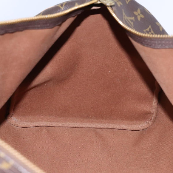 LOUIS VUITTON Monogram Keepall 55 Boston Bag M41424 LV Auth EC242